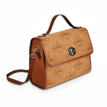 Load image into Gallery viewer, Love Gold Waterproof Canvas Bag