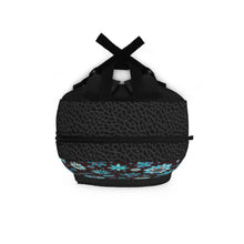 Load image into Gallery viewer, Blue Snow Flowers Backpack