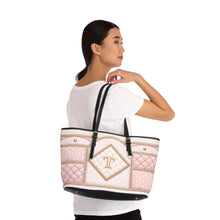 Load image into Gallery viewer, Luxury Pink Tea PU Leather Shoulder Bag