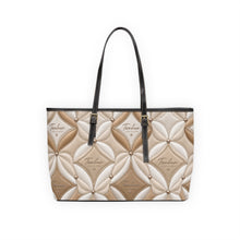Load image into Gallery viewer, Tan Tea Design PU Leather Shoulder Bag