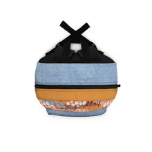 Load image into Gallery viewer, Jeans and Flowers Backpack