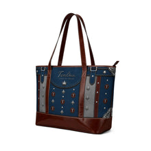Load image into Gallery viewer, Blue Thunder Tealux Handbag
