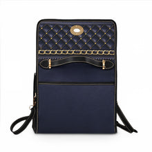 Load image into Gallery viewer, Blue Antique Waterproof Canvas Bag