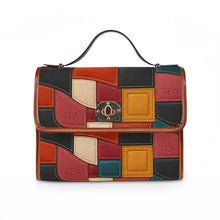 Load image into Gallery viewer, Patch Work Waterproof Canvas Bag