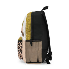 Load image into Gallery viewer, Glamorous Diva Backpack with Leopard Print