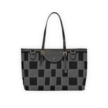 Load image into Gallery viewer, Marching Gray PU Leather Shoulder Bag