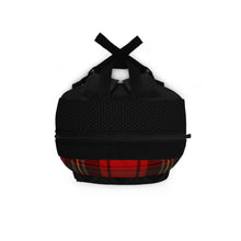 Load image into Gallery viewer, Red Plaid Back in the Day Backpack