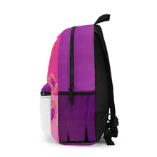 Load image into Gallery viewer, Kids Backpack - Colorful Shiny Bear Purple and Pink Roomy Design