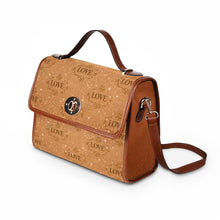 Load image into Gallery viewer, Love Gold Waterproof Canvas Bag