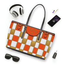 Load image into Gallery viewer, Orange Crush PU Leather Shoulder Bag