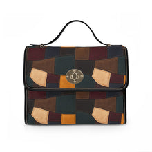 Load image into Gallery viewer, Teal Patch Waterproof Canvas Bag