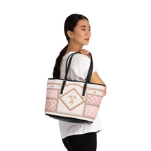 Load image into Gallery viewer, Luxury Pink Tea PU Leather Shoulder Bag
