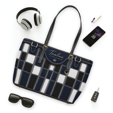 Load image into Gallery viewer, Blue Desire Tealux PU Leather Shoulder Bag