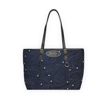 Load image into Gallery viewer, Blue Blast PU Leather Shoulder Bag