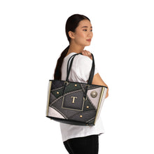 Load image into Gallery viewer, Black Tea 22 PU Leather Shoulder Bag