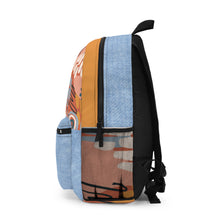 Load image into Gallery viewer, Jeans and Flowers Backpack