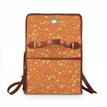 Load image into Gallery viewer, Orange Bloom Waterproof Canvas Bag