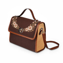 Load image into Gallery viewer, Traveling Flower Waterproof Canvas Bag