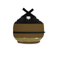 Load image into Gallery viewer, Brown flower Backpack