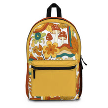 Load image into Gallery viewer, Yellow Wild Mushroom Backpack