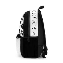 Load image into Gallery viewer, Floral Trendy Backpack – Stylish Black & White Design for Everyday Use