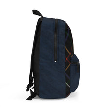 Load image into Gallery viewer, Blue Colorful Stripes 5 Backpack