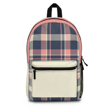 Load image into Gallery viewer, Pink Plaid Backpack