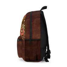 Load image into Gallery viewer, Old Brown Flower Bag Backpack