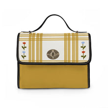 Load image into Gallery viewer, Two Flowers Waterproof Canvas Bag