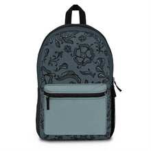 Load image into Gallery viewer, Blue Flower Backpack