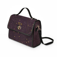Load image into Gallery viewer, Plum Paisley Waterproof Canvas Bag