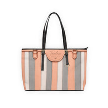 Load image into Gallery viewer, Pink Grey Tea PU Leather Shoulder Bag