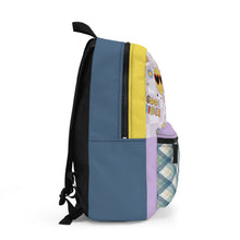 Load image into Gallery viewer, Happy Vibes Backpack | Colorful Smiley Design for School & Travel
