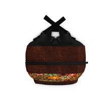 Load image into Gallery viewer, Old Brown Flower Bag Backpack