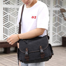 Load image into Gallery viewer, Men's Canvas Shoulder Bags Casual Men's Bags Messenger Bags Multifunctional Bags