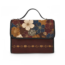 Load image into Gallery viewer, Big Flower Flowing Waterproof Canvas Bag
