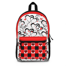 Load image into Gallery viewer, Romantic Heart Print Backpack - Stylish & Fun for Valentine's Day