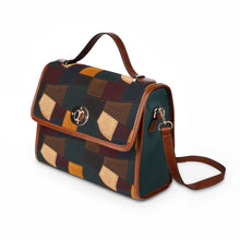 Load image into Gallery viewer, Teal Patch Waterproof Canvas Bag