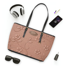 Load image into Gallery viewer, Brown Travel Flowers PU Leather Shoulder Bag