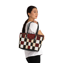 Load image into Gallery viewer, Blazing Burgundy PU Leather Shoulder Bag