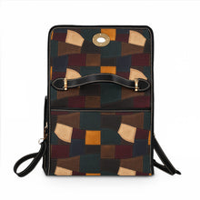 Load image into Gallery viewer, Teal Patch Waterproof Canvas Bag