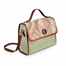 Load image into Gallery viewer, Delicate Green Waterproof Canvas Bag