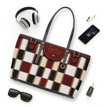 Load image into Gallery viewer, Blazing Burgundy PU Leather Shoulder Bag