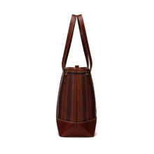 Load image into Gallery viewer, Brown Shine Tealux Handbag