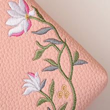 Load image into Gallery viewer, Flower Embroidery Phone Bag With Lock Buckle Outdoor Long Wallet Fashion Shoulder And Crossbody Bags