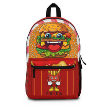 Load image into Gallery viewer, Hamburger Meal Backpack