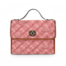 Load image into Gallery viewer, Pink Check Mate Waterproof Canvas Bag