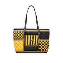Load image into Gallery viewer, Yellow Zebra PU Leather Shoulder Bag