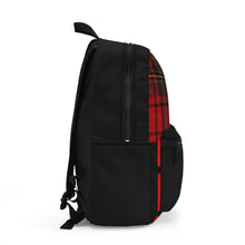 Load image into Gallery viewer, Red Plaid Back in the Day Backpack