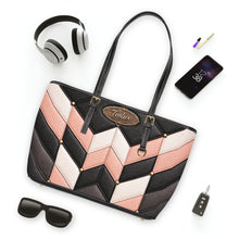 Load image into Gallery viewer, Pink Tower PU Leather Shoulder Bag